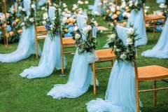 婚礼必知：户外婚礼椅背装饰类型